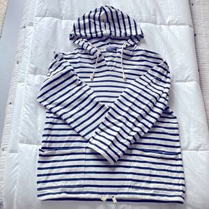 Saint James striped hoodie sz M